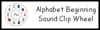 Alphabet Beginning Sound Clip Wheel