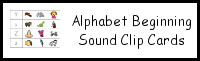 Alphabet Beginning Sound Clip Cards