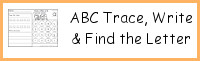 ABC Trace, Write, & Find The Letter