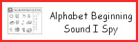 Alphabet Beginning Sounds I Spy