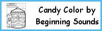 Candy Jar Color By Beginning Sound