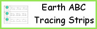 Earth ABC Tracing Strip