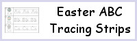 Easter ABC Tracing Strips