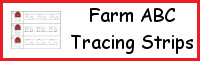 Farm ABC Tracing Strip