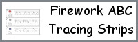 Firework ABC Tracing Strips