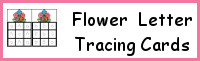 Flower ABC Tracing Cards