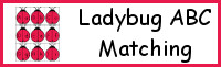 Ladybug ABC Matching Puzzles