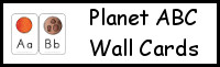 Planet ABC Wall Cards