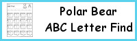 Polar Bear ABC Letter Find