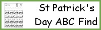 St Patrick's Day ABC Find