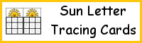 Sun ABC Tracing Cards