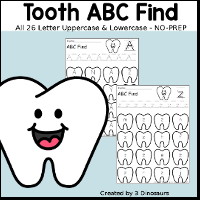 Tooth ABC Letter Find