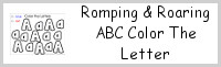 Romping & Roaring ABC Color the Letter