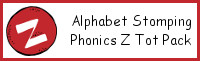 Alphabet Stomping Phonics Z Pack - Tot-Preschool