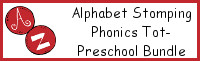 Alphabet Stomping Phonics Packs Tot-Preschool Bundle