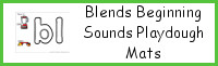 Blends Beginning Sounds Playdough Mats