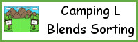 Camping Themed L Blends Sorting