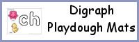 Digraph Playdough Mats