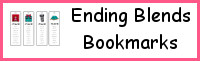 Ending Blends Bookmarks