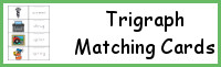 Trigraph Matching Cards