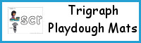 Trigraph Playdough Mats