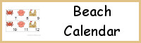 Beach Calendar Printables