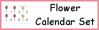 Flower Calendar Set