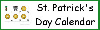 St. Patrick's Day Calendar Set