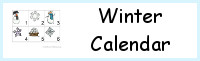 Winter Calendar Set