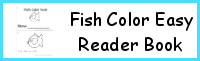 Fish Color Easy Reader Book