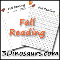 Fall Reading Charts