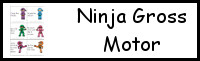 Ninja Themed Gross Motor Cards