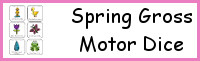 Spring Gross Motor Dice