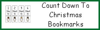 Countdown To Christmas Bookmarks