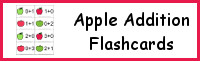 Apple Addition Flashcards