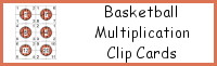 Basketball Multiplication Clip Cards Printable