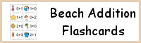 Beach Addition Flashcards