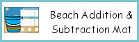 Beach Addition & Subtraction Mats