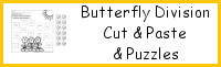 Butterfly Division Cut & Paste & Puzzles