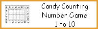 Candy Counting Game Numbers 1 to 10