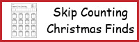 Christmas Skip Counting Find