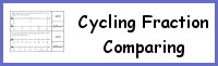 Cycling Fractions Number Line Comparing Printable