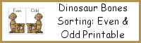 Dinosaur Bone Sorting: Even & Odd