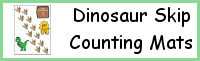 Dinosaur Skip Counting Mats