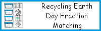 Earth Day Fraction Matching Cards