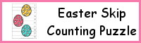 Easter Skip Counting Puzzle Printables