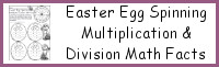 Easter Egg Spinning Multiplication & Division Math Facts