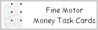 Fine Motor Money Matching Task Cards