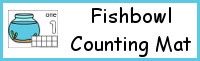 Fishbowl Counting Mats Number 1 to 10