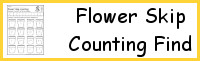 Flower Skip Counting Find